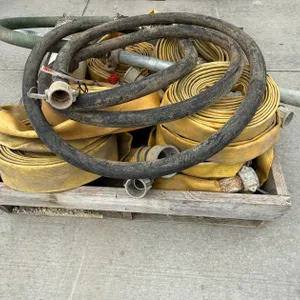 Pallet of Assorted Water Hoses, Fittings and Twine