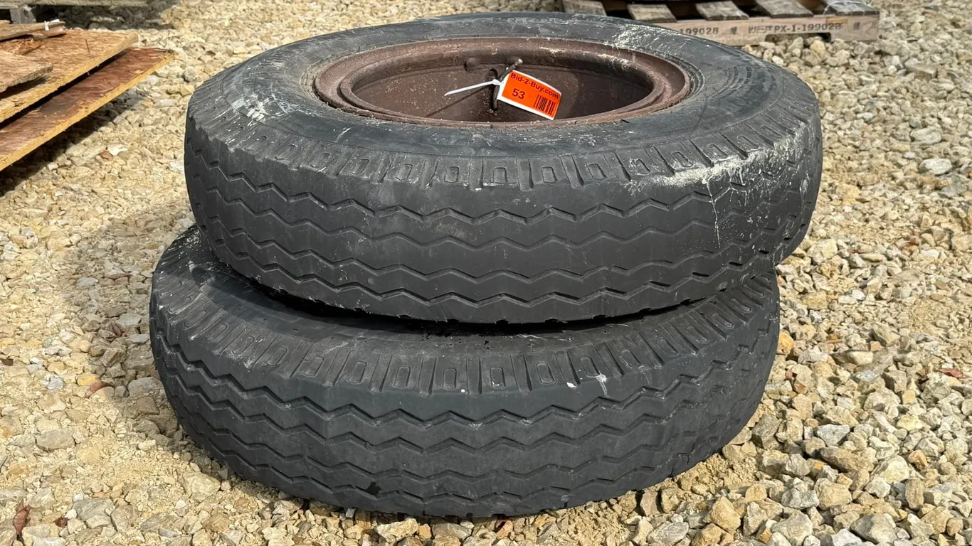 (2) Powerking 9.00-20 Tires