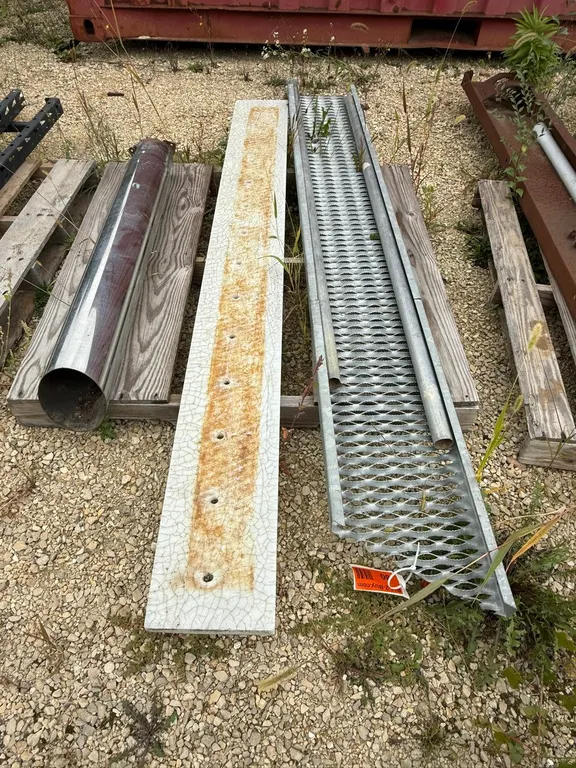 Angled Ramp, Assorted Steel and Exhaust Pipe