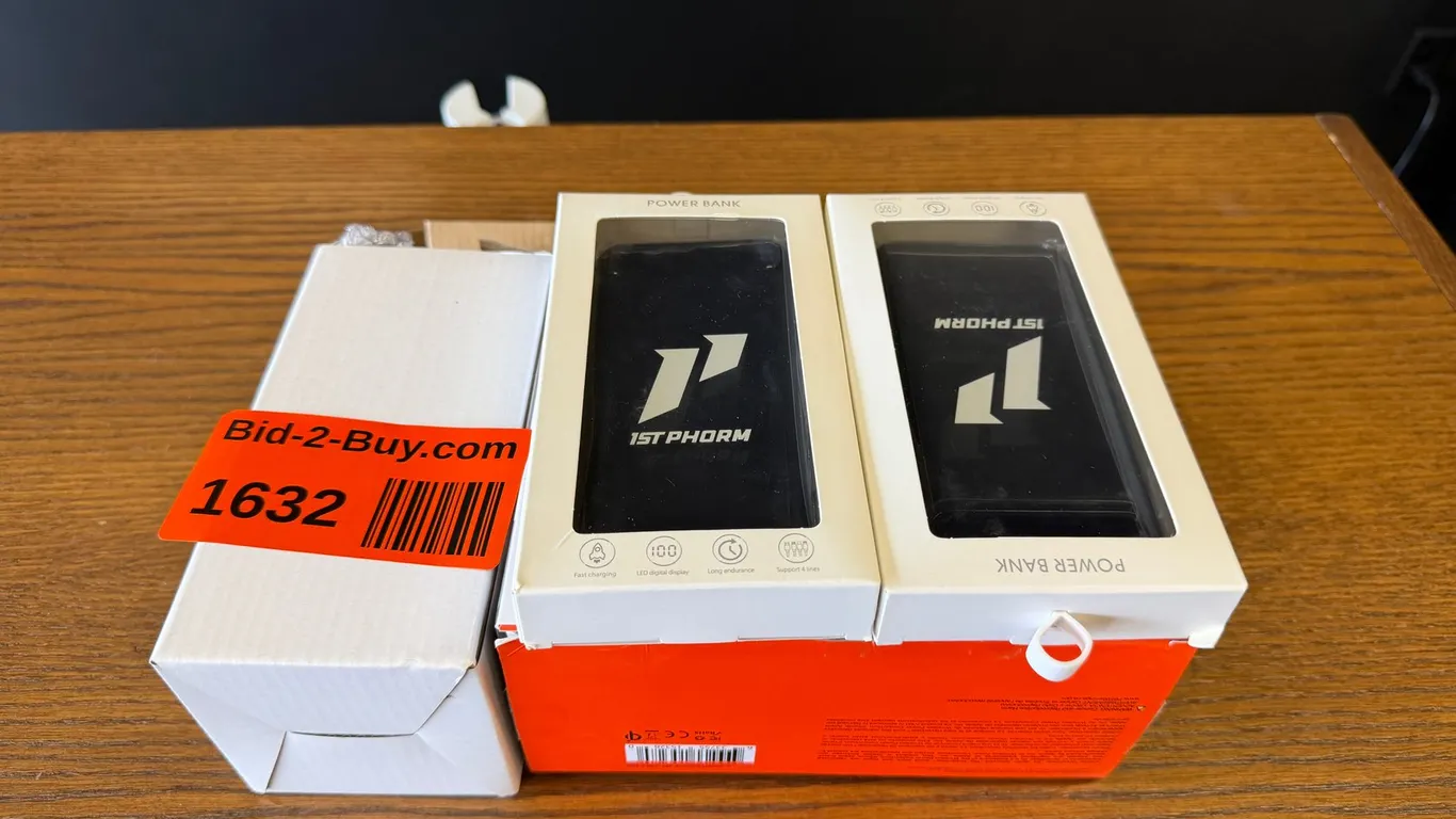 (2) Power Banks, Can Cooler, and Device Charger