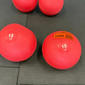 (2) 15lb Medicine Balls
