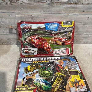 Toy car racetracks