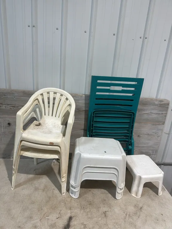 Plastic chairs