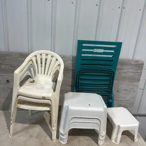 Plastic chairs