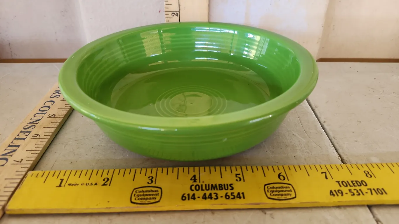 Vintage Fiesta HLC U.S.A. Green Bowl 7"X2"