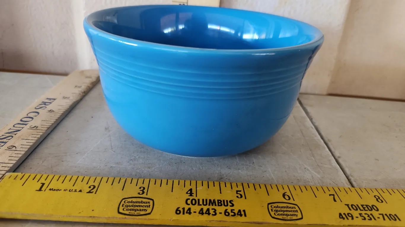 Vintage Fiesta HLC U.S.A. Blue Bowl 6"X3"