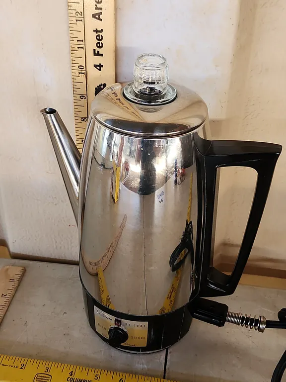 Vintage Sunbeam Deluxe Stainless Steel Coffee Percolator