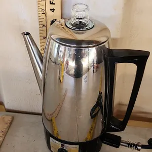 Vintage Sunbeam Deluxe Stainless Steel Coffee Percolator