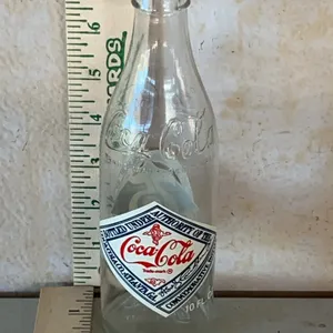 Vintage Coca Cola 75th Anniversary 10 oz Bottle