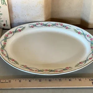 Vintage Superior Hall Quality Dinnerware Platter 11.5"X8.75"