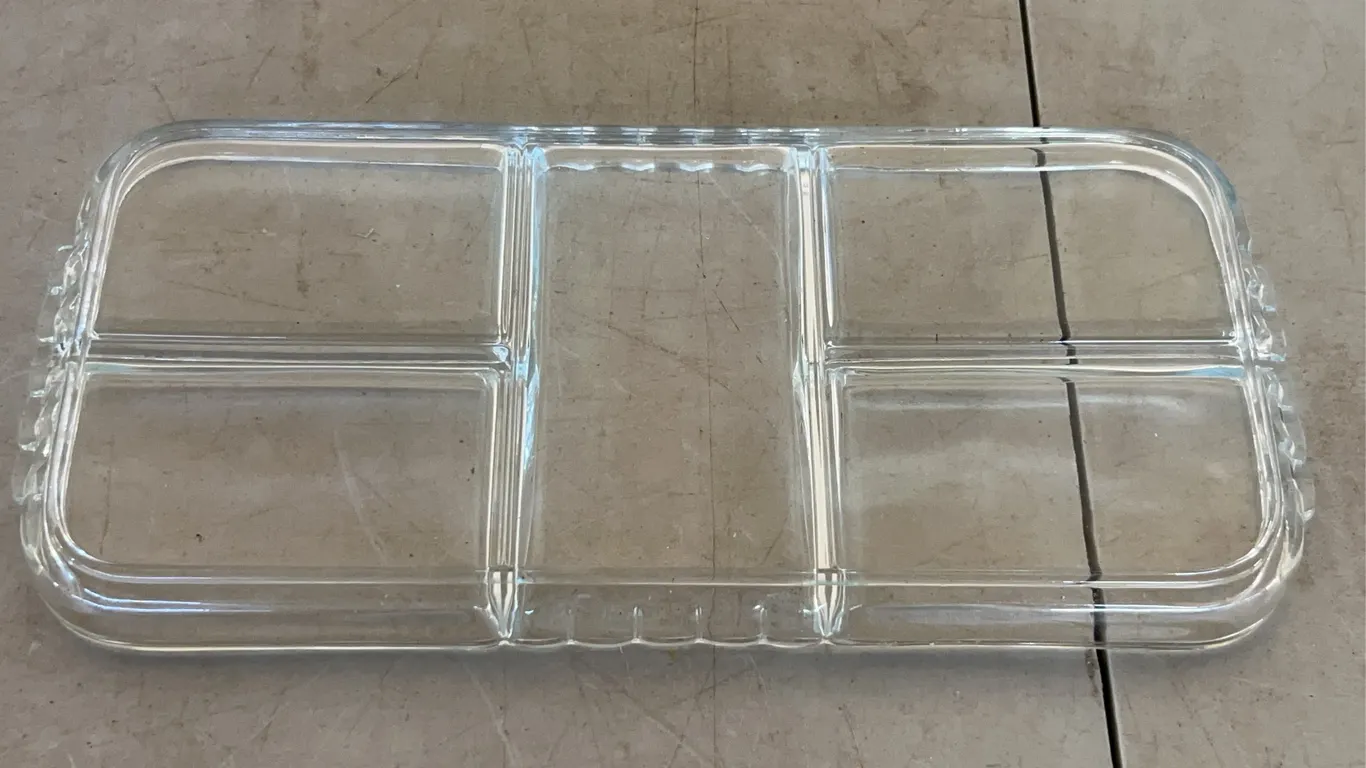 Vintage MCM Toastmaster Hospitality/Relish Tray 13.5"X6.25"