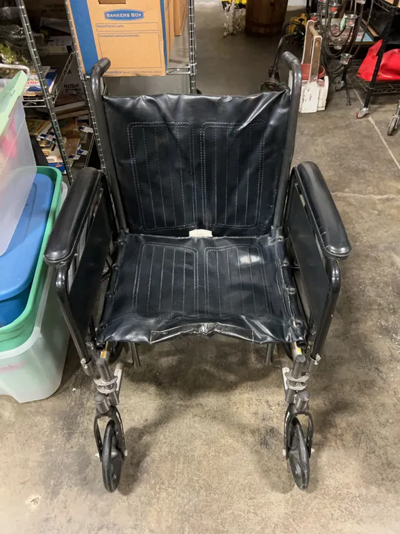 Drive Manual Wheelchair with Black Vinyl Seat