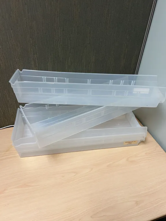 Medline Plastic Storage Bins Lot, QIVI One Size