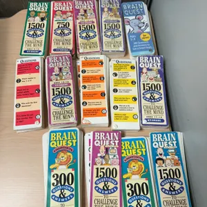 Brain Quest Lot 9 Sets Question & Answer Card Decks