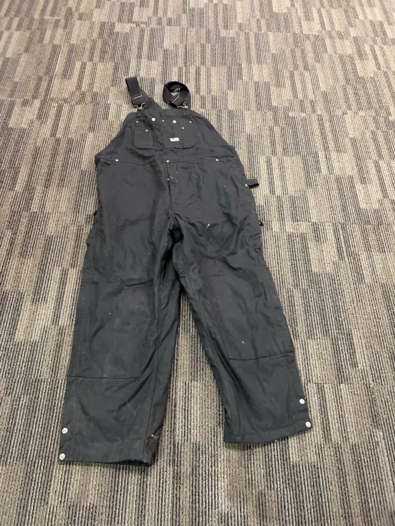 Big Smith Black Insulated Overalls 2X-Large Regular