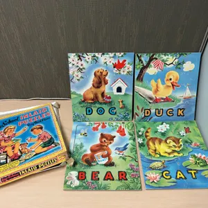 Saltfield Pre-School Inlaid Animal Puzzles Complete Set