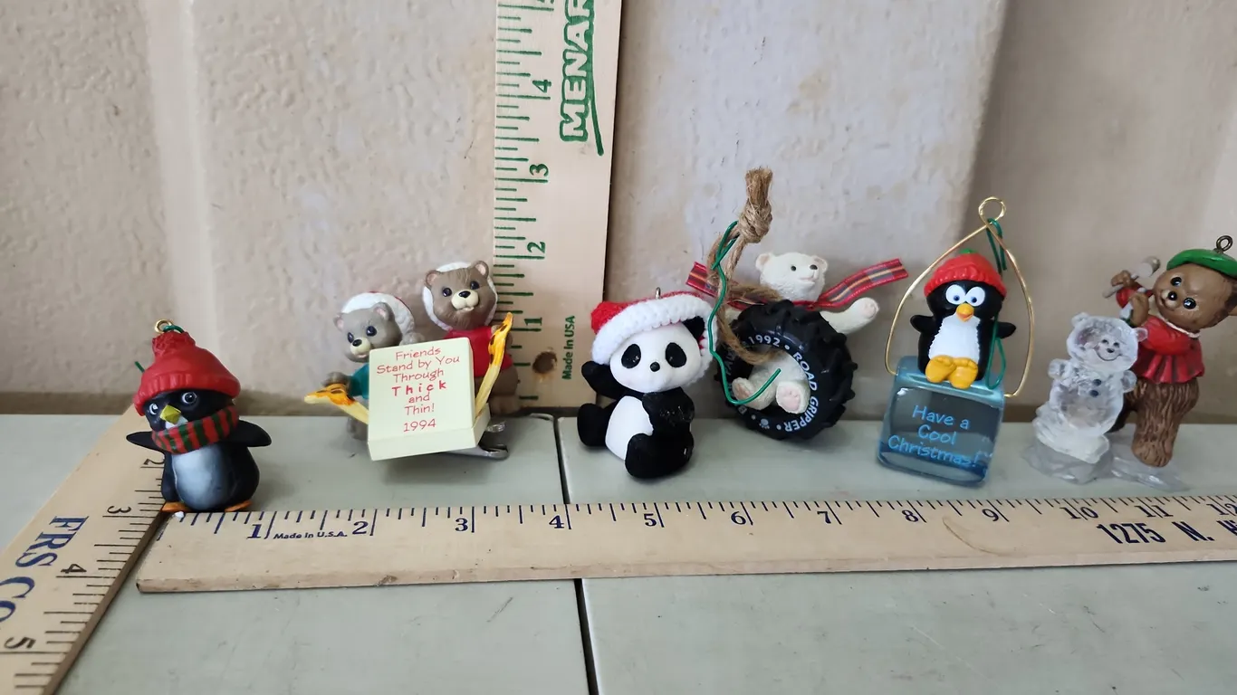 Hallmark Keepsake Ornaments-Bears & Penguins