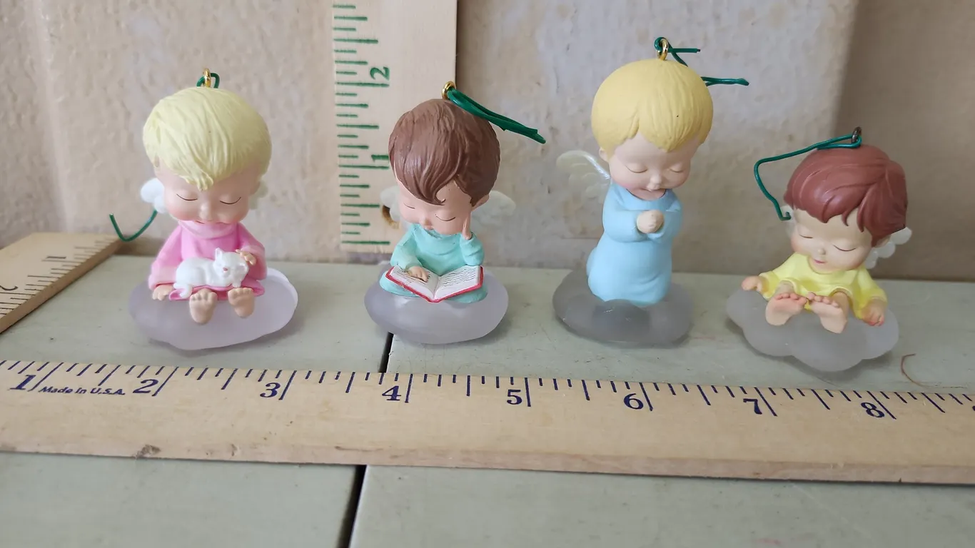 4 Hallmark Mary's Angels Ornaments