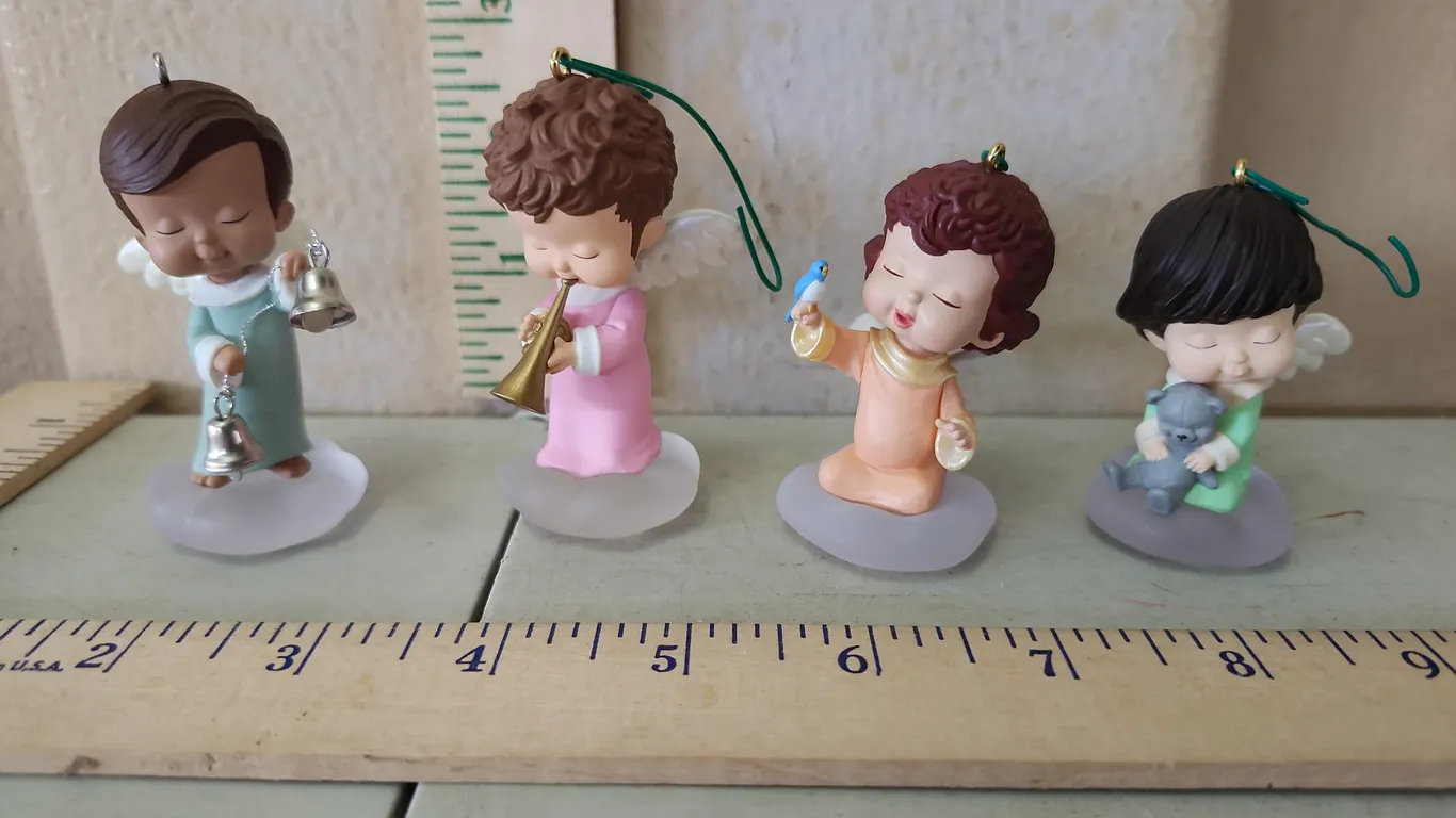 4 Hallmark Mary's Angels Ornaments