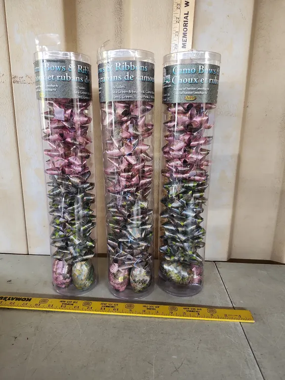 3 Packs Camo Box & Ribbons