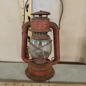 Vintage Dietz Lantern Glass Globe 8" Tall