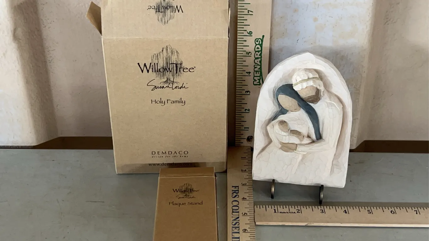 Willow Tree Holy Family Figure & Stand In Box
