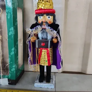 Wooden Nutcracker W/Box 15.5" Tall