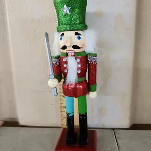 Wooden Nutcracker 10" Tall