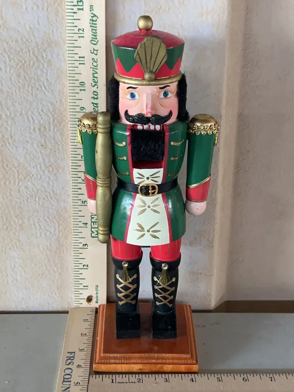 Wooden Nutcracker 12.5" Tall