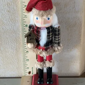 Wooden Nutcracker 9.5" Tall