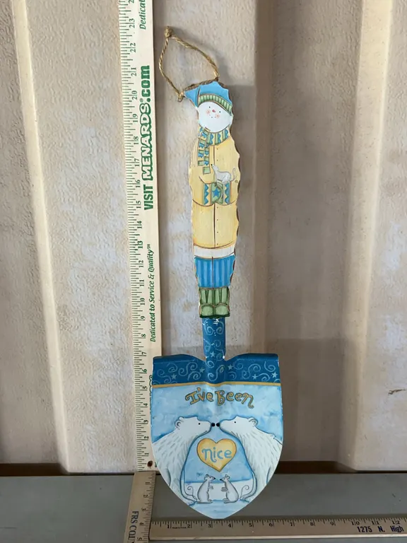 Holiday Shovel Decor 21" Tall