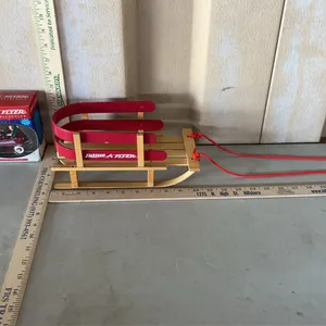 Radio Flyer Sled & Elves Wagon Ornament