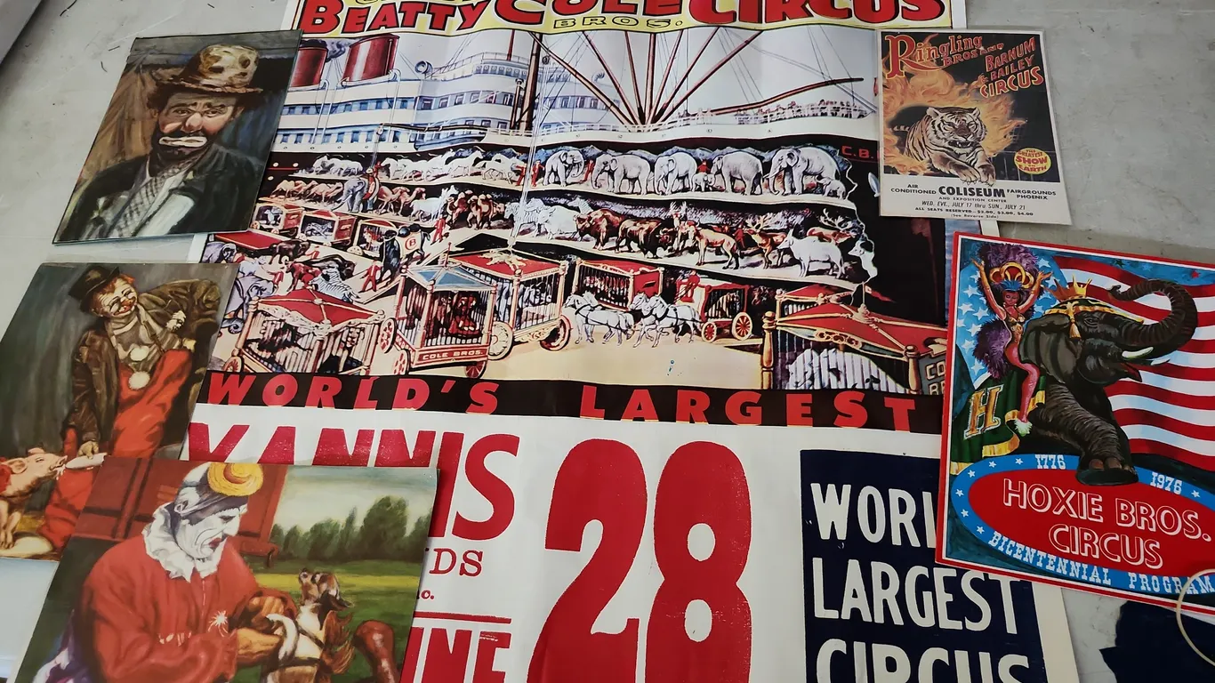 Vintage Circus Poster, Booklets, Etc.
