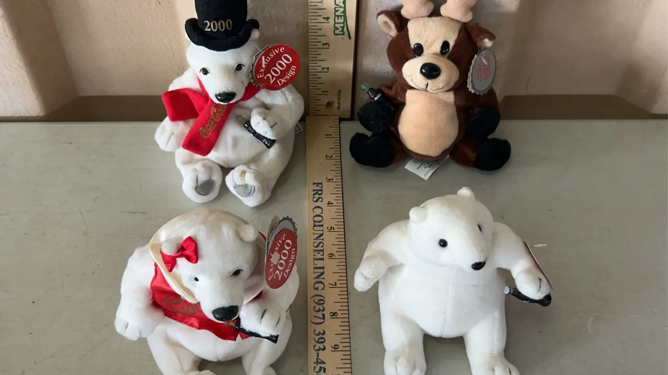 Coca Cola Plush Animals