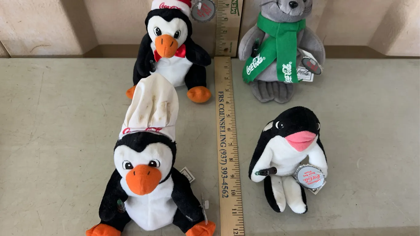 Coca Cola Plush Animals
