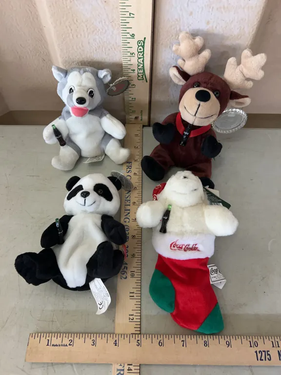 Coca Cola Plush Animals