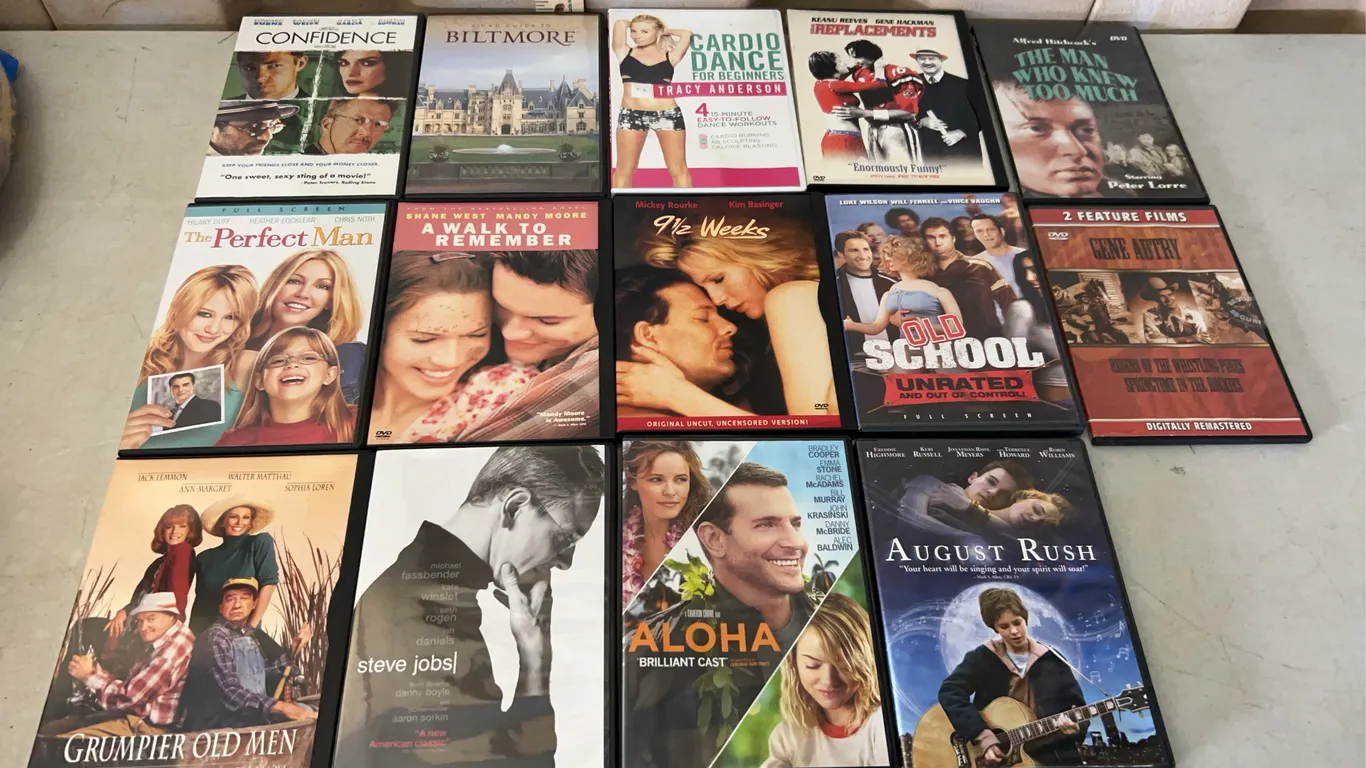 Assorted Movies On DVD, See Photos For Titles
