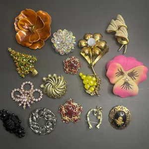 Costume Jewelry Brooches and Pins