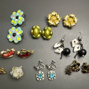Clip-On and Dangle Earrings, Various Designs
