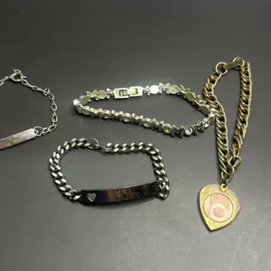 Metal Bracelets with Decorative Elements