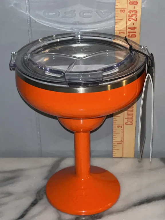 New Orca Rita 13 oz Insulated Margarita Cup Persimmon/Orange