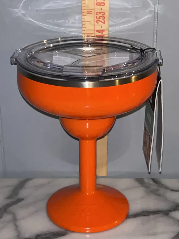 New Orca Rita 13 oz Insulated Margarita Cup Persimmon/Orange