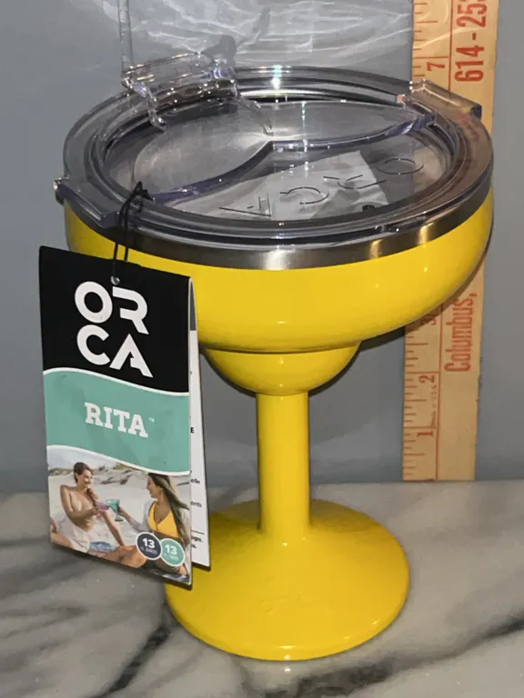 New Orca Rita 13 oz Insulated Margarita Cup Sunflower/Yellow