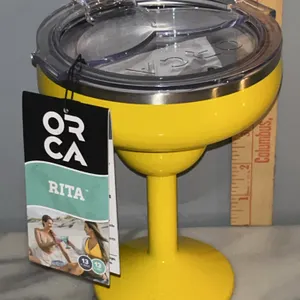 New Orca Rita 13 oz Insulated Margarita Cup Sunflower/Yellow