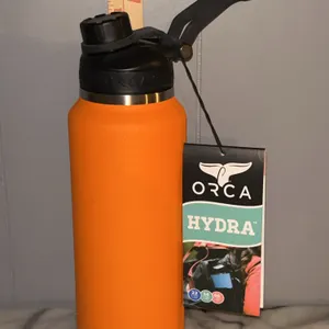 New Orca Hydra 34 oz Insulated Tumbler Bottle Blaze Orange