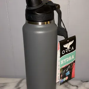 New Orca Hydra 34 oz Insulated Tumbler Bottle Charcoal/Grey