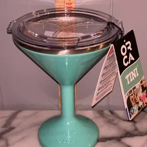 New Orca Tini 13 oz Insulated Martini Cup Seafoam