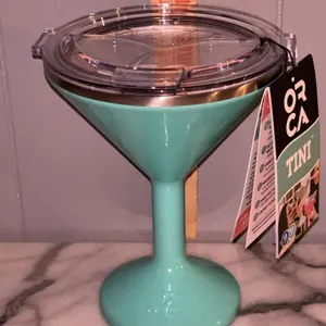 New Orca Tini 13 oz Insulated Martini Cup Seafoam