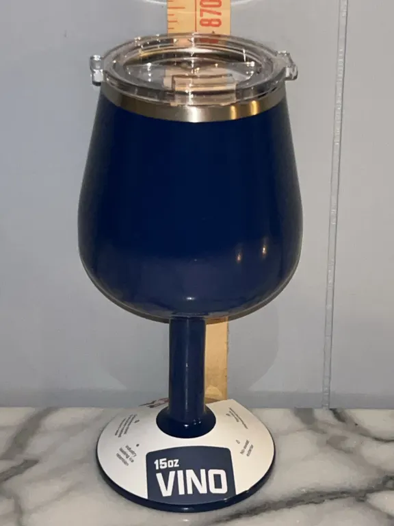 New Orca Vino 15 oz Insulated Wine Cup Navy
