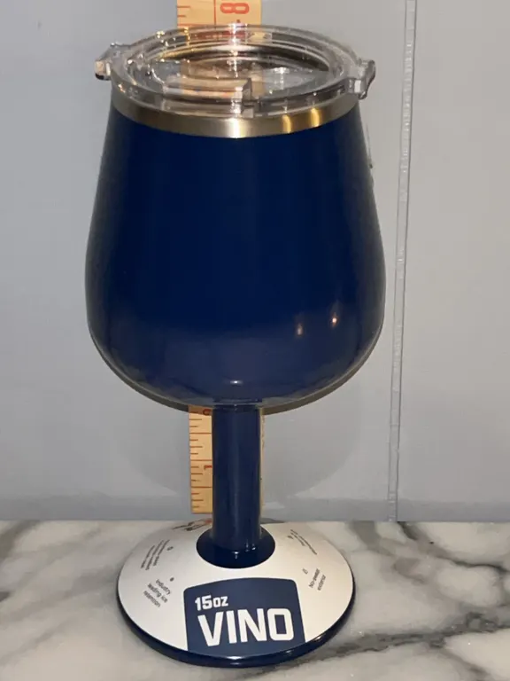 New Orca Vino 15 oz Insulated Wine Cup Navy